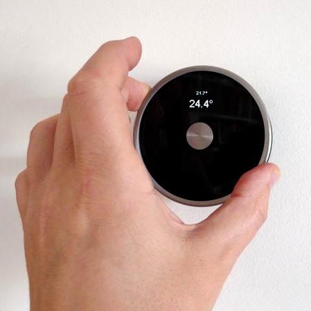 DIY Nest-style WiFi connected home thermostat