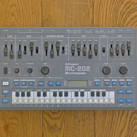 Roland Mc 202 Microcomposer analogue synth created by Ikutaro Kakehashi