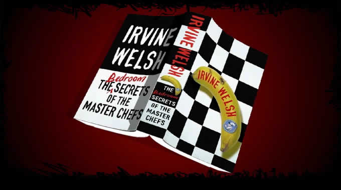 Frame from the animation - cover of The Bedroom Secrets of the Masterchefs by Irvine Welsh